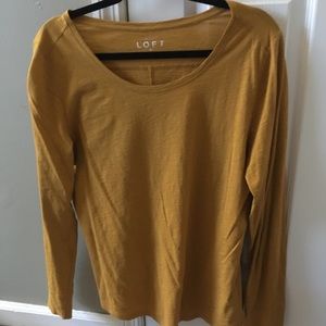 Mustard Yellow Long sleeve T-Shirt